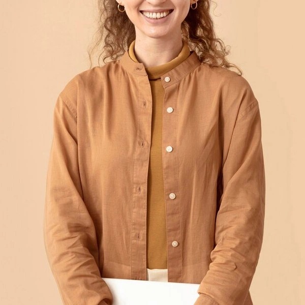 Brown Office Shirt
